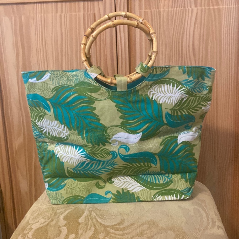 Reversible Print Bamboo Bag